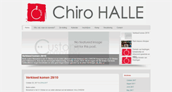 Desktop Screenshot of chirohalle.be