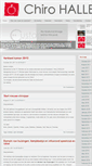 Mobile Screenshot of chirohalle.be